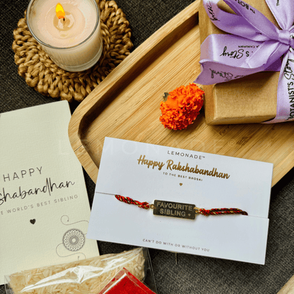 Pre Design - Metal Rakhi - Sold Individually - LemonadeLuxe Gifting
