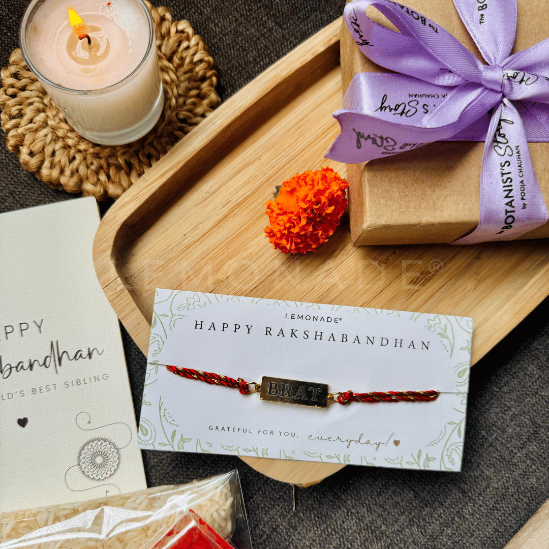 Pre Design - Metal Rakhi - Sold Individually - LemonadeLuxe Gifting