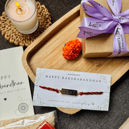 Pre Design - Metal Rakhi - Sold Individually - LemonadeLuxe Gifting