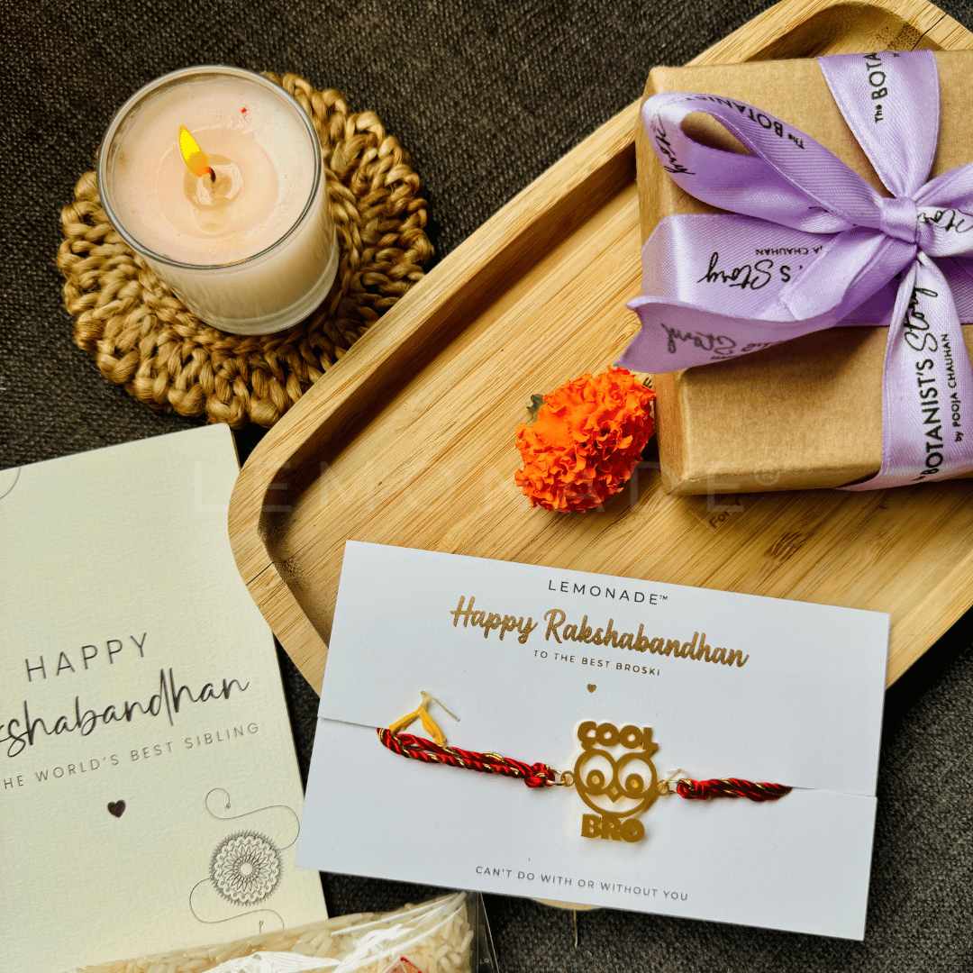 Pre Design - Metal Rakhi - Sold Individually - LemonadeLuxe Gifting