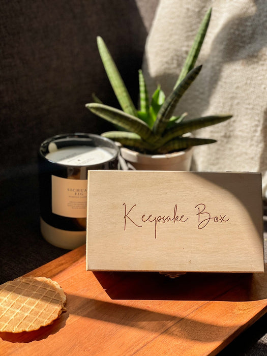 Pre Design - Multi - Purpose Wooden Keepsake Box | MDF Wooden Box - LemonadeHome