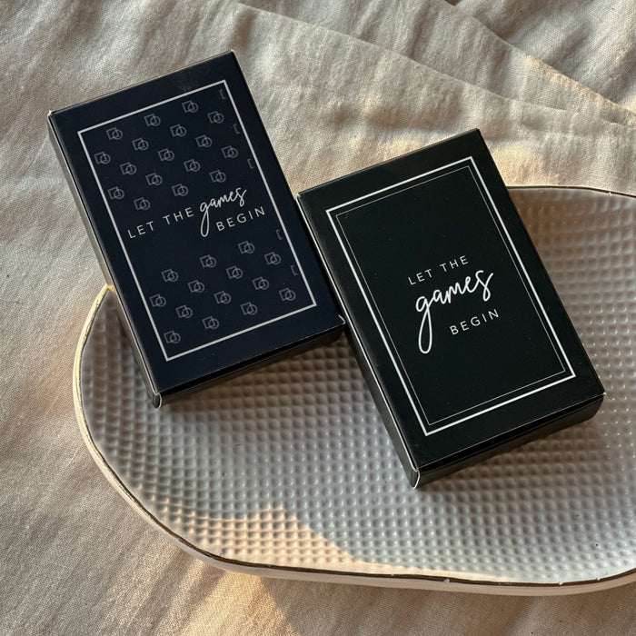 Pre Design - Playing Cards - Let the games begin - LemonadeLuxe Gifting