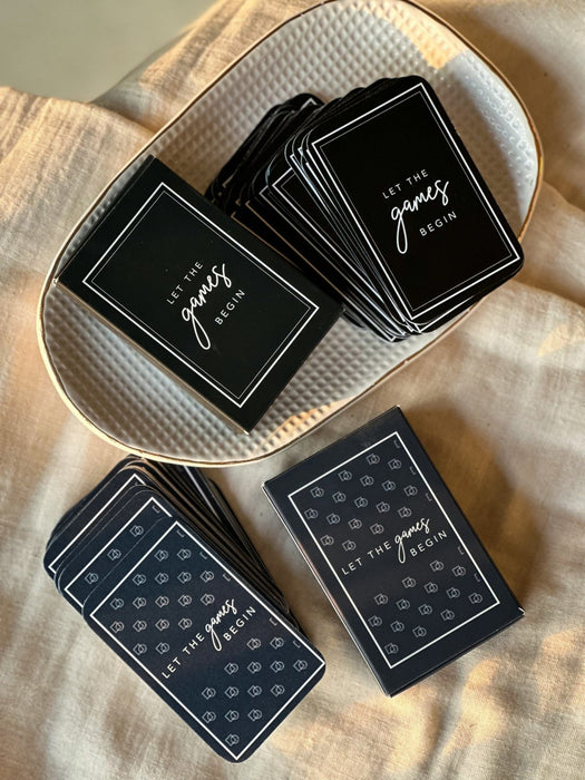 Pre Design - Playing Cards - Let the games begin - LemonadeLuxe Gifting