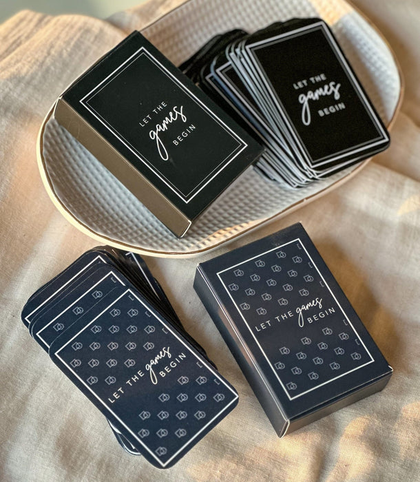 Pre Design - Playing Cards - Let the games begin - LemonadeLuxe Gifting