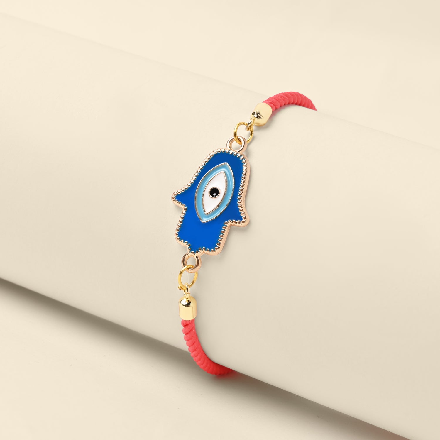 Pre Design - Rakhi - Hamsa - Assorted Thread - Sold Individually - Lemonade