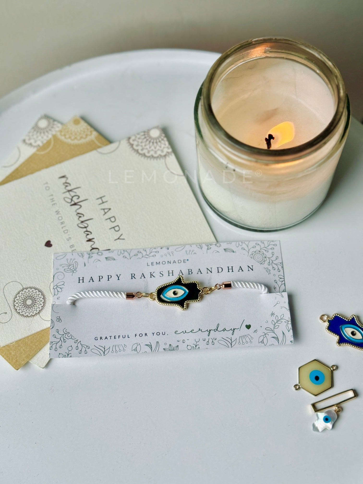 Pre Design - Rakhi - Hamsa - Sold Individually - Lemonade