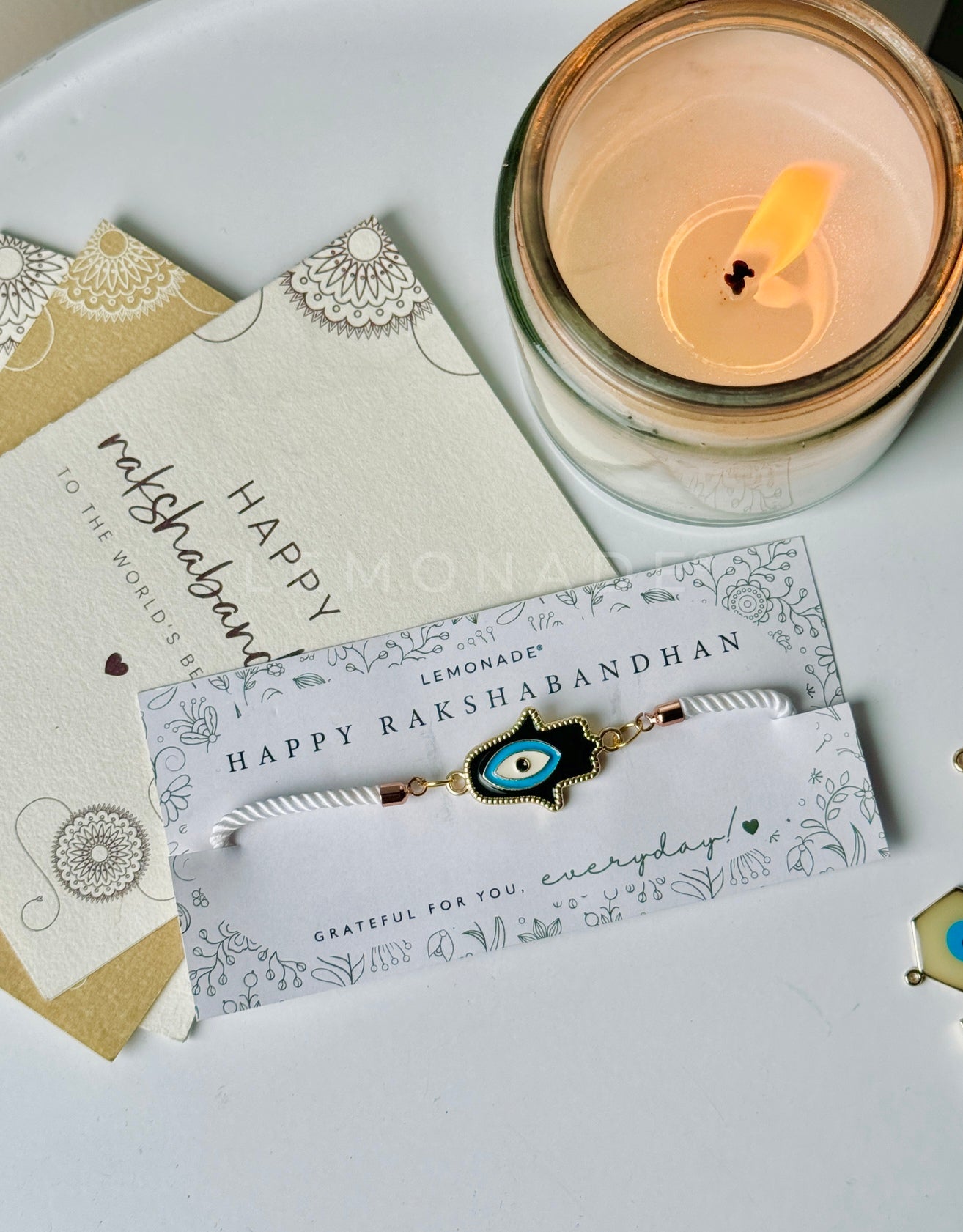 Pre Design - Rakhi - Hamsa - Sold Individually - Lemonade