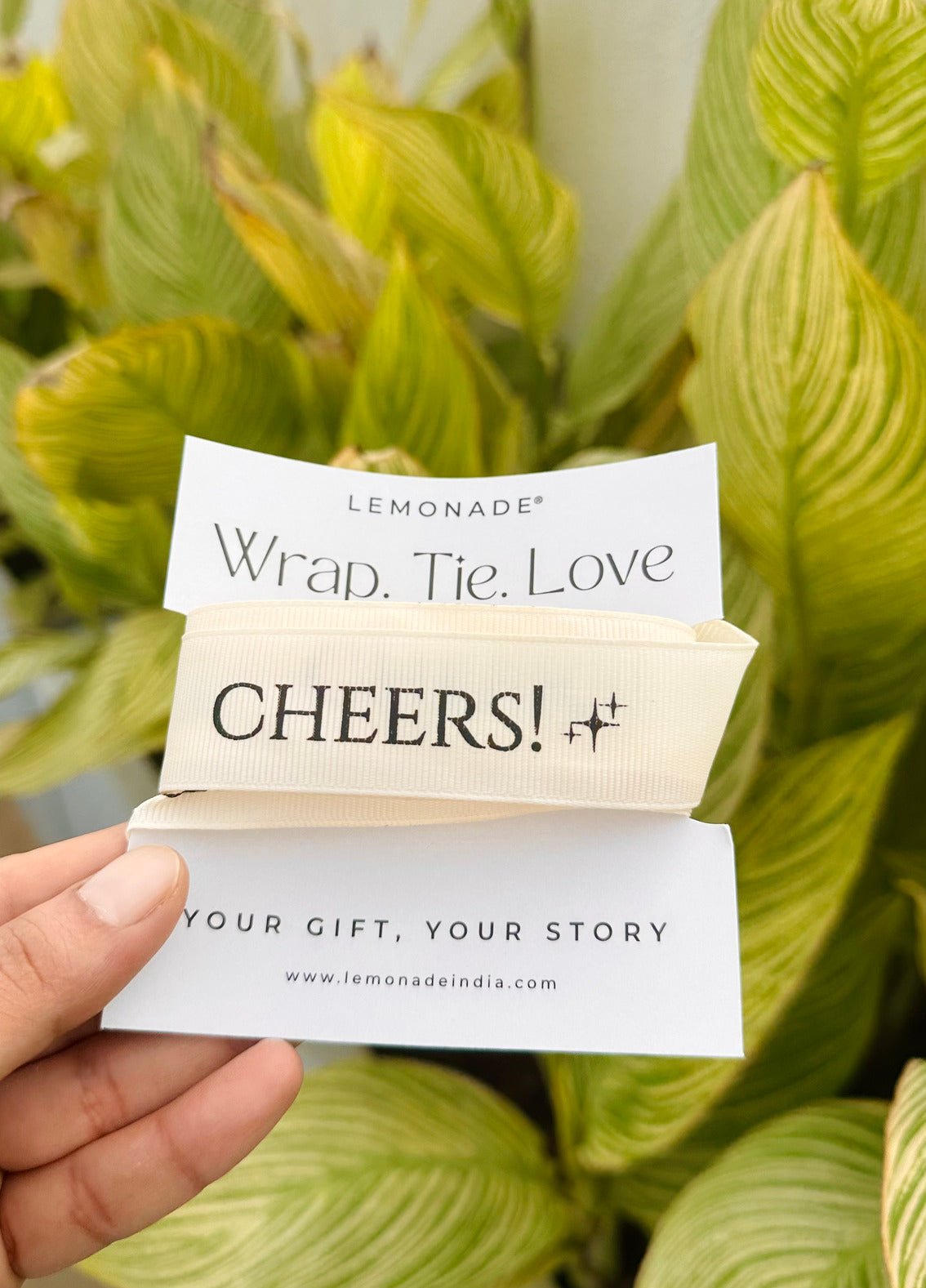 Pre-designed festive ribbon with printed designs for gift wrapping, party décor, and seasonal celebrations – Lemonade Stationery.