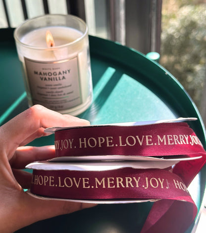 Pre Design - Satin Ribbon - Christmas - Lemonade