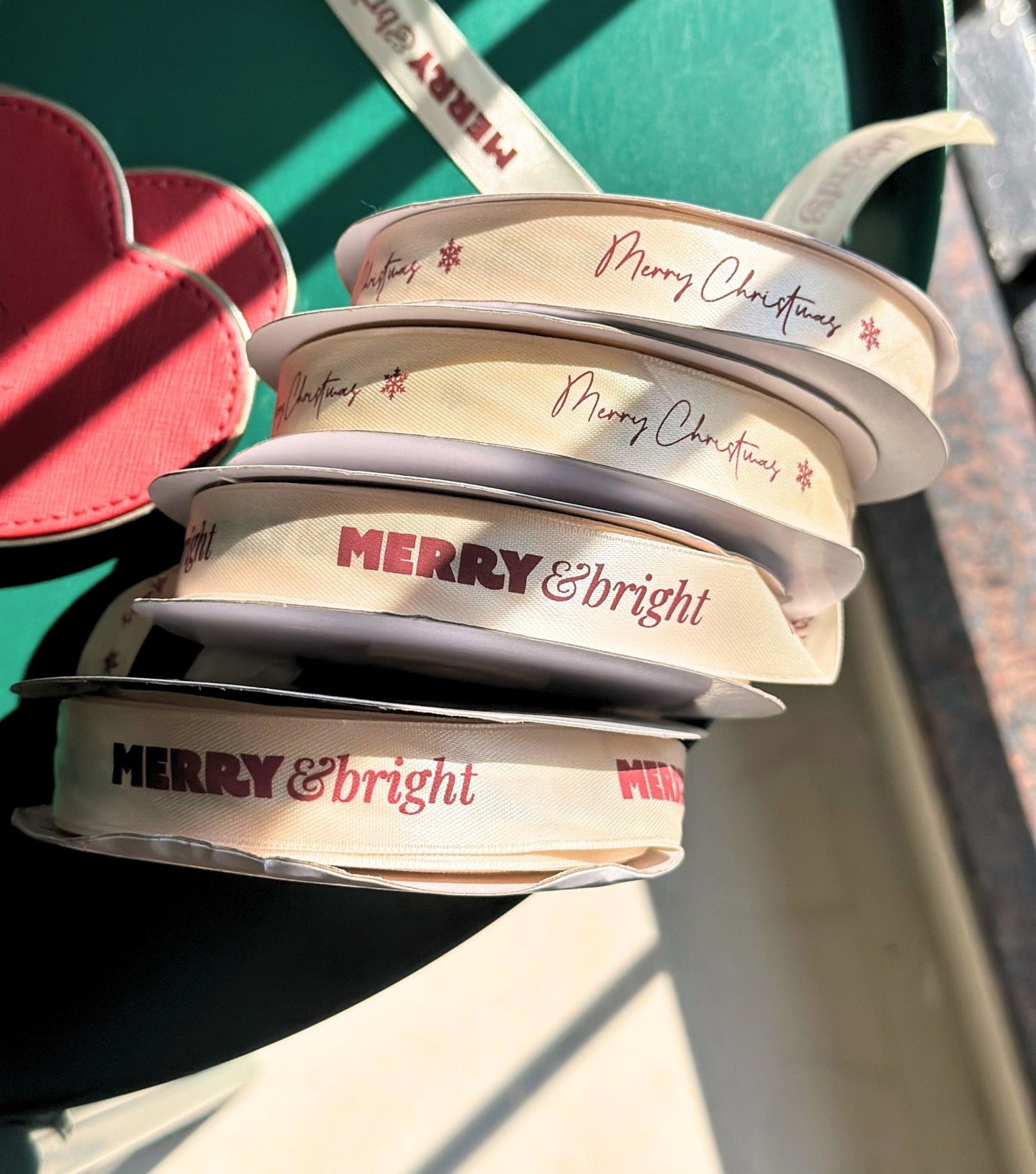 Pre Design - Satin Ribbon - Christmas - Lemonade