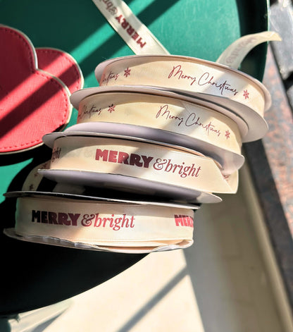 Pre Design - Satin Ribbon - Christmas - Lemonade