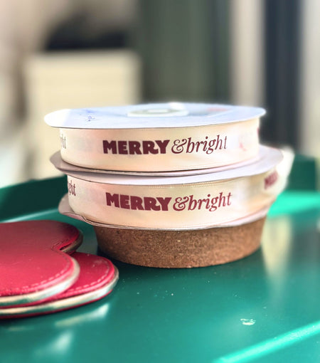 Pre Design - Satin Ribbon - Christmas - Lemonade