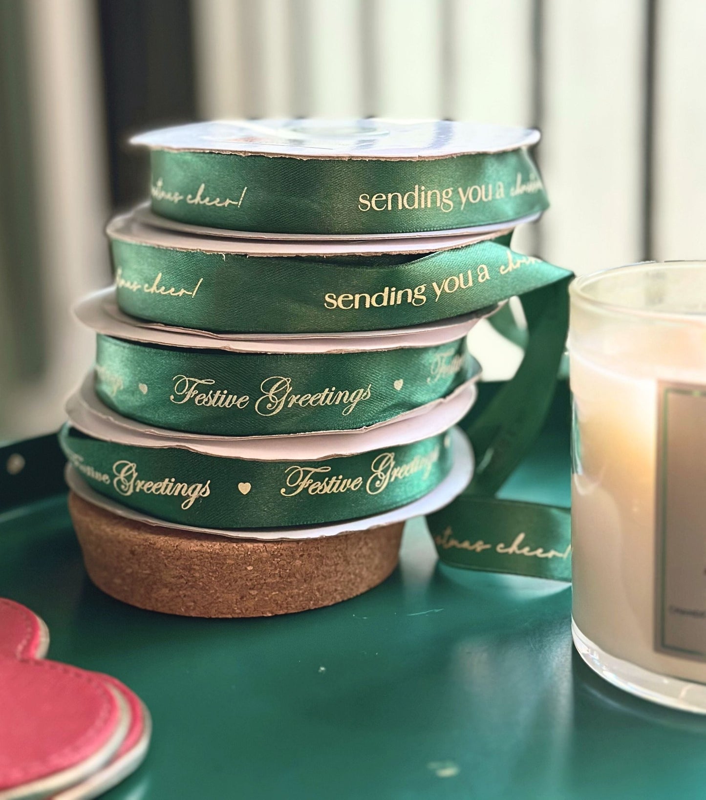 Pre Design - Satin Ribbon - Christmas - Lemonade