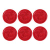 Pre Design - Self Adhesive | Peel - n - Stick Wax Buttons - With Love - Red - LemonadeCustom Stamps