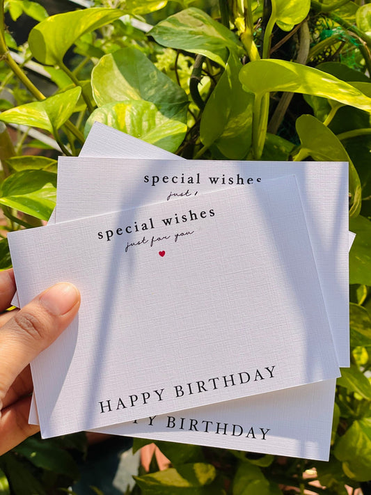 Pre Design - Textured Notecards - Special Wishes - LemonadeStationery