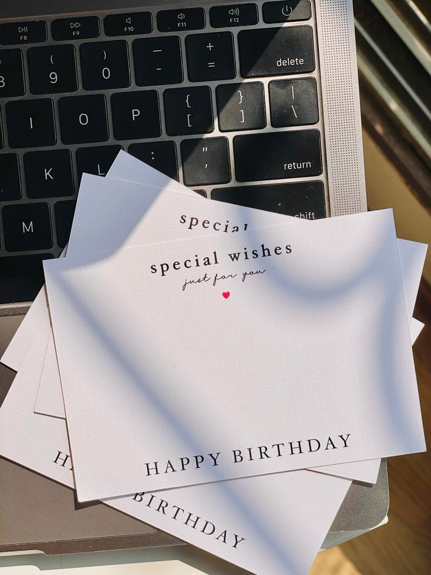 Pre Design - Textured Notecards - Special Wishes - LemonadeStationery
