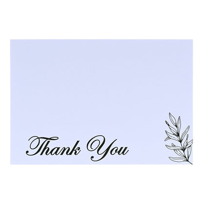 Pre Design - Textured Notecards - Thank you - Pine - LemonadeStationery