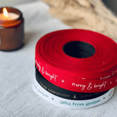 Pre Design - Twill Ribbon - Merry & Bright - LemonadeStationery