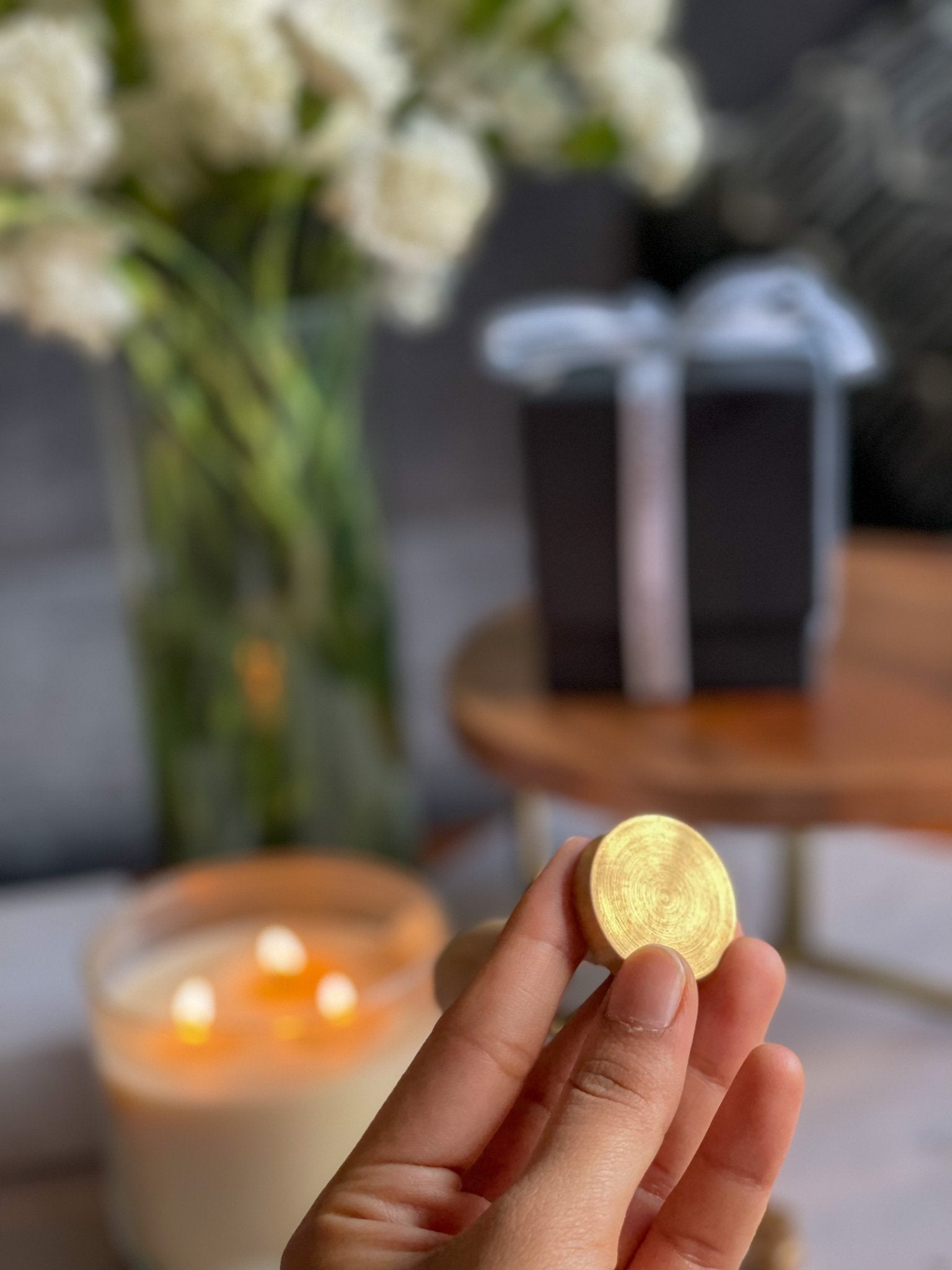 Pre Design - Wax Seal Stamp - Circle Plain - LemonadeCustom Stamps