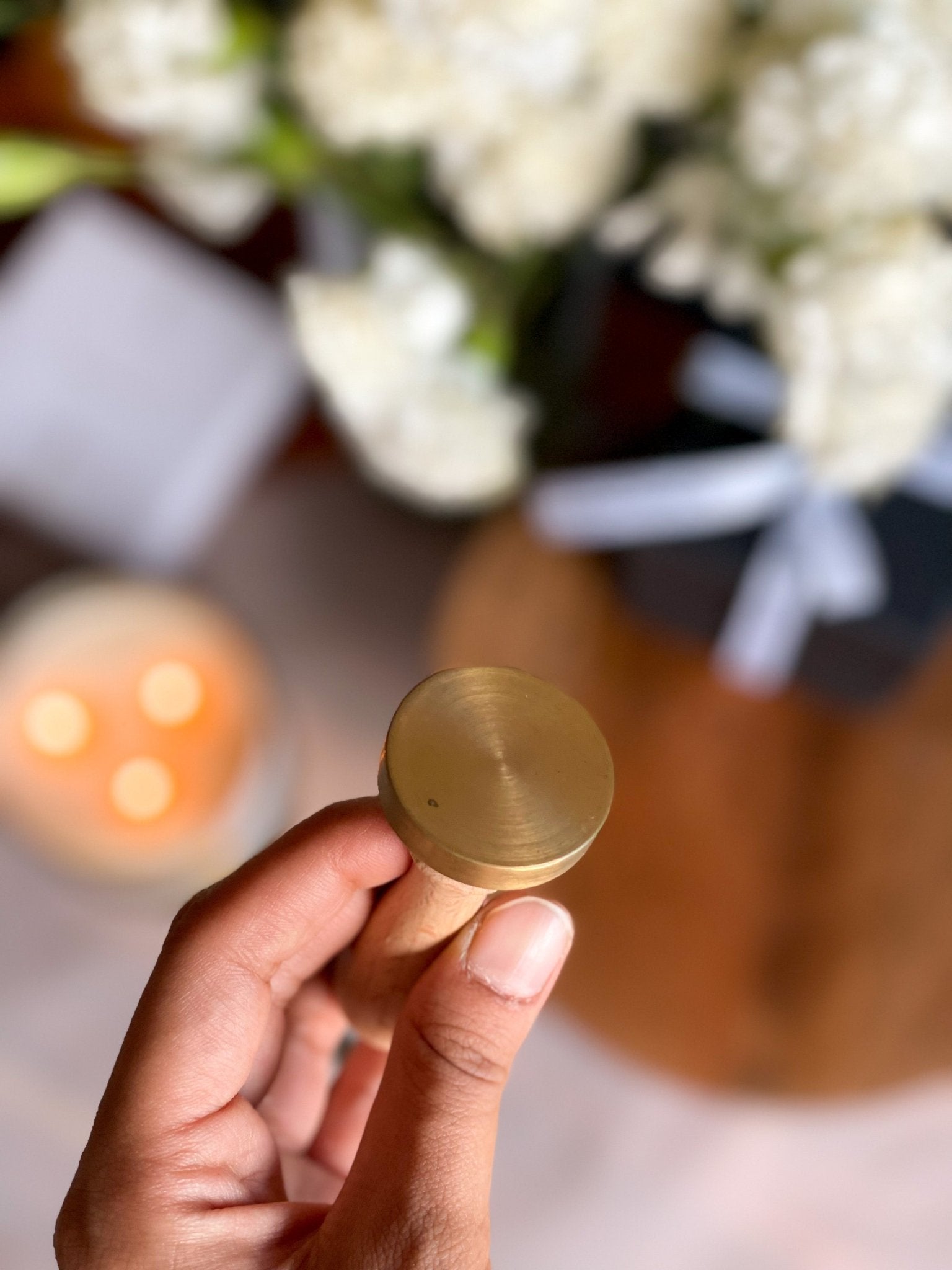 Pre Design - Wax Seal Stamp - Circle Plain - LemonadeCustom Stamps