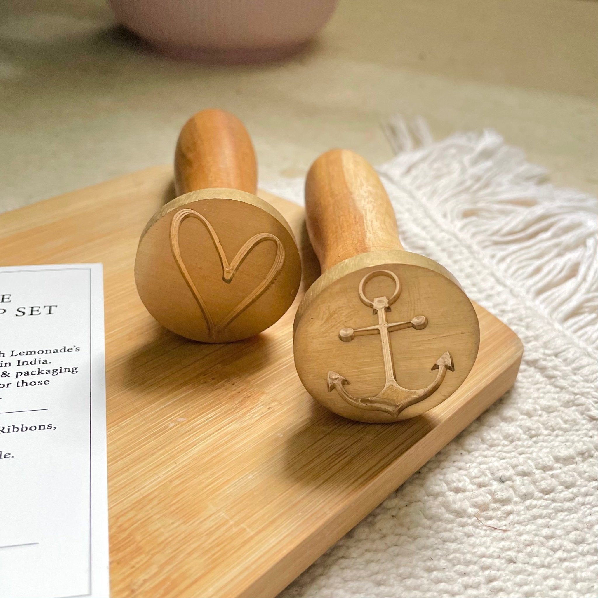 Pre Design - Wax Seal Stamp - Heart - LemonadeCustom Stamps