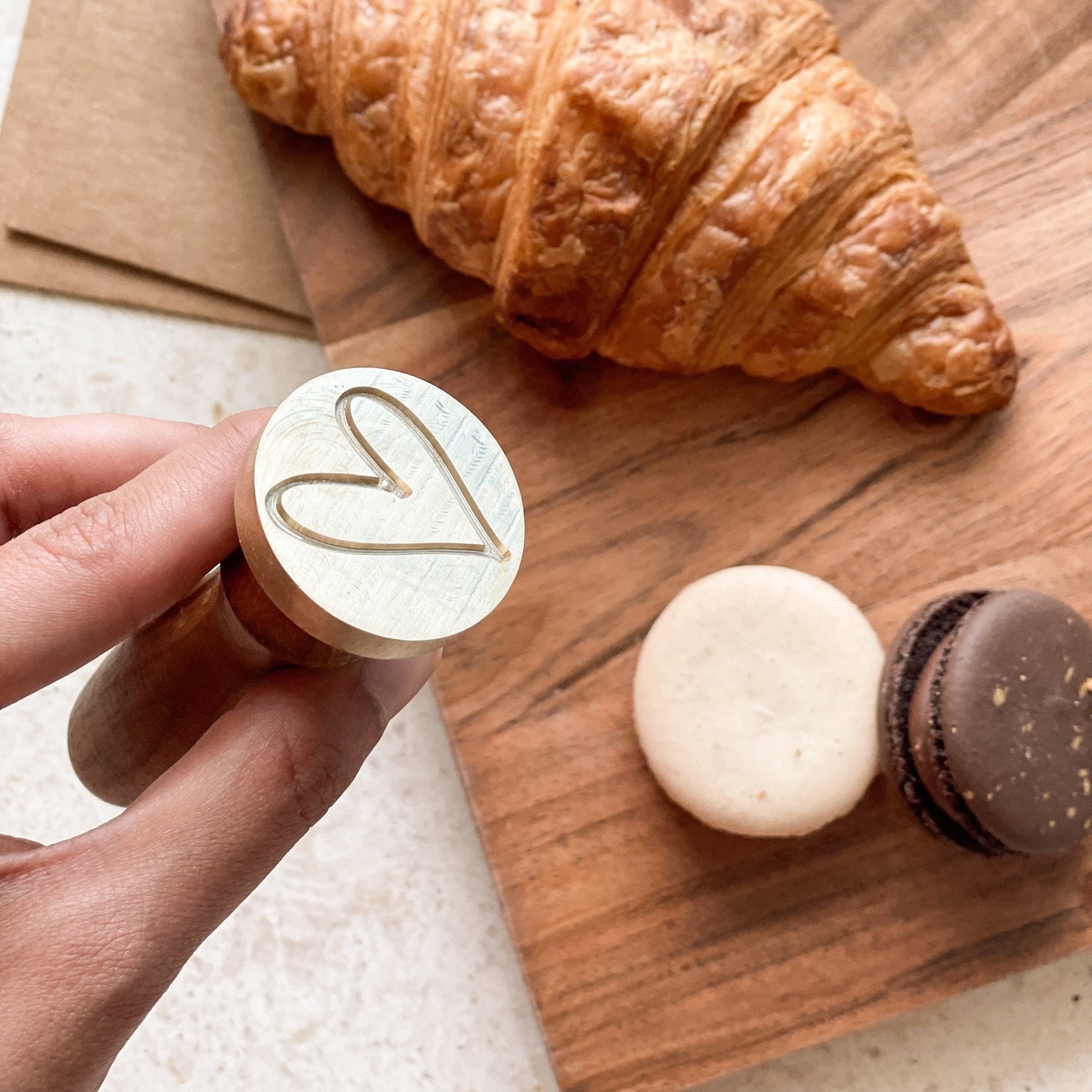 Pre Design - Wax Seal Stamp - Heart - LemonadeCustom Stamps