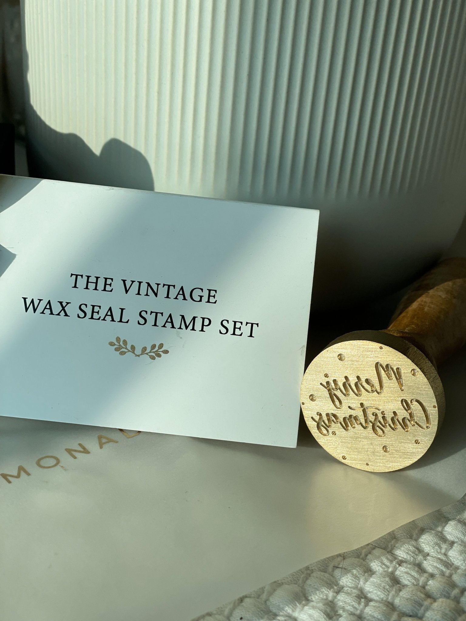 Pre Design - Wax Seal Stamp - Merry Christmas - LemonadeCustom Stamps