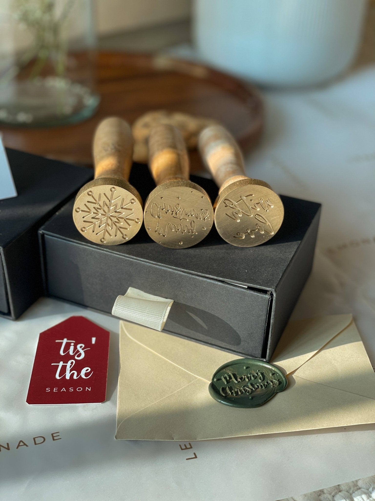 Pre Design - Wax Seal Stamp - Snowflake - LemonadeCustom Stamps