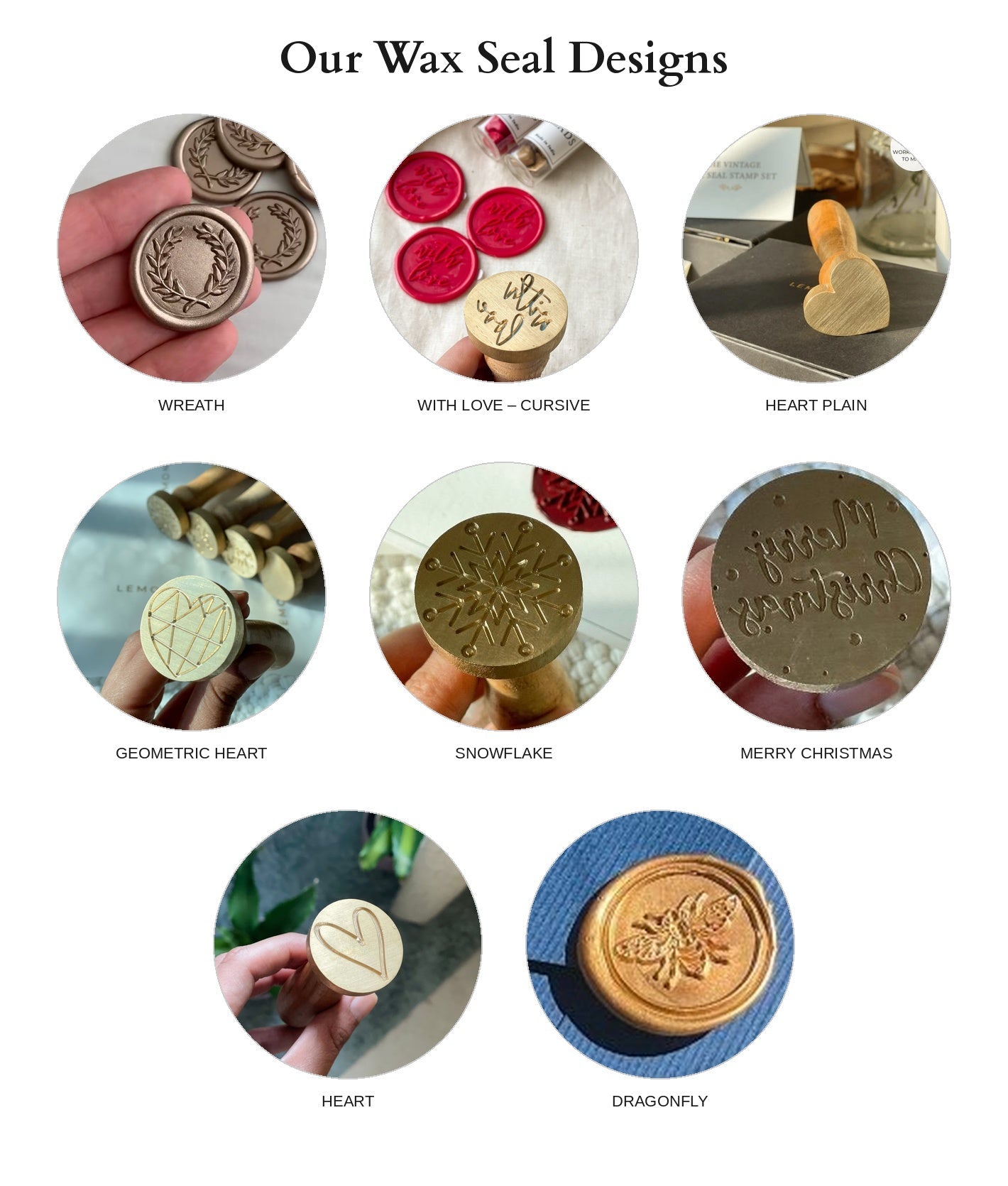 Pre Design - Wax Seal Stamp - LemonadeCustom Stamps