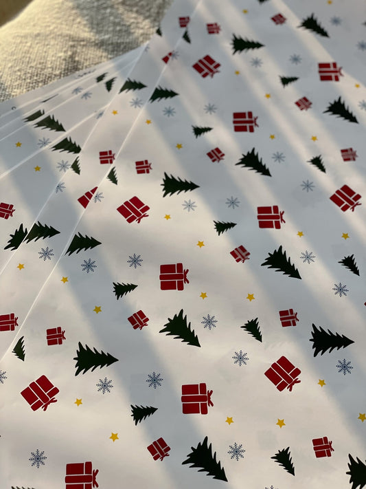 Pre Design - Wrapping Paper - Xmas Vibes - Set of 10 - LemonadeStationery