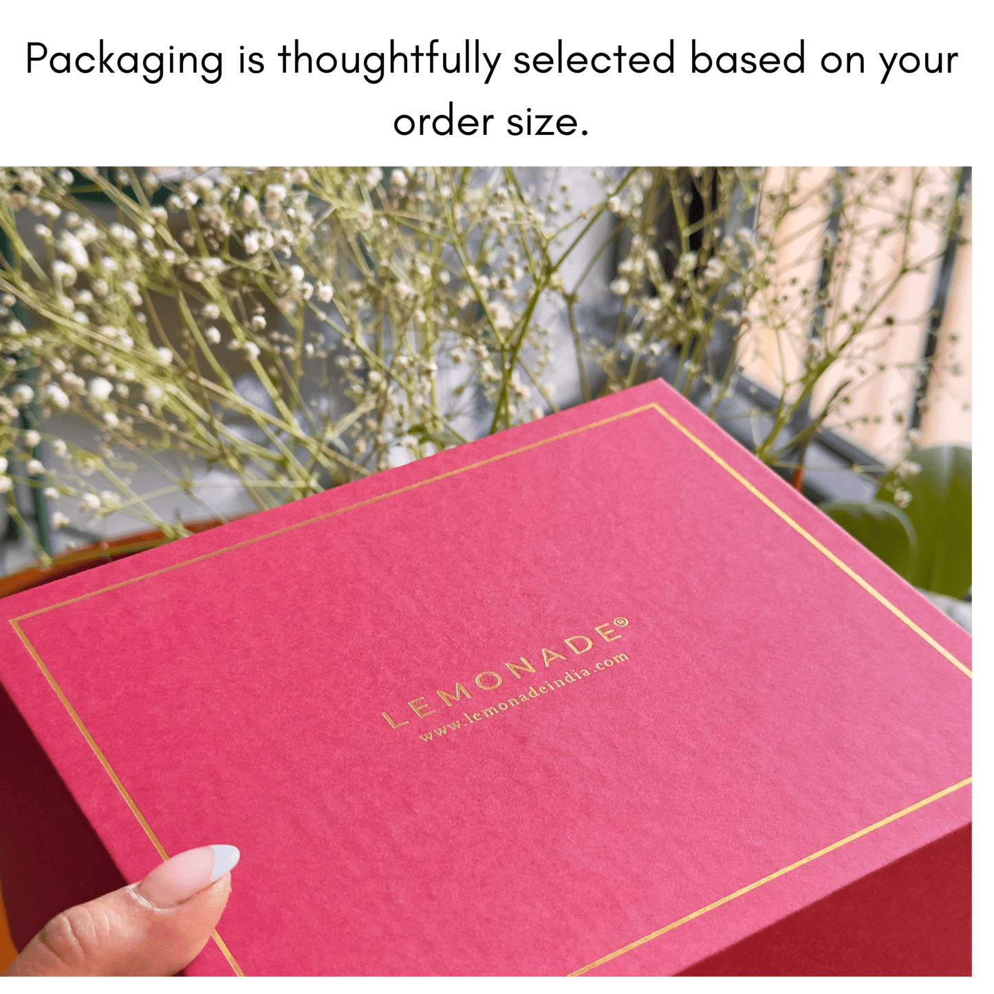 Premium Box Packaging (varies as per your order) - Lemonade