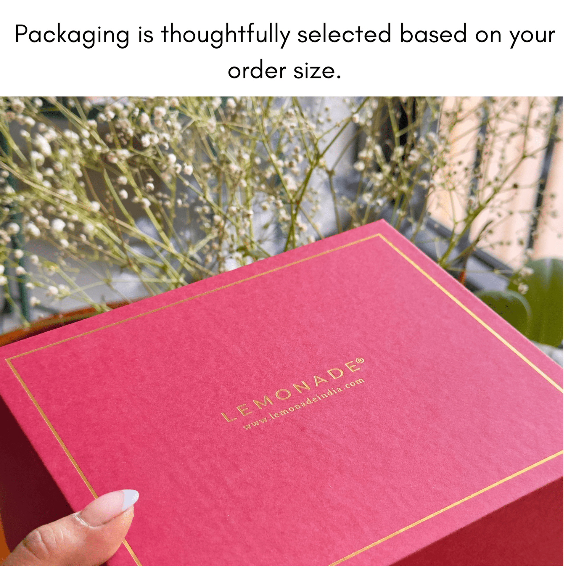 Premium Box Packaging (varies as per your order) - Lemonade