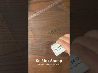 Personalized - Self Ink Stamp | Plastic & Glass Stamp