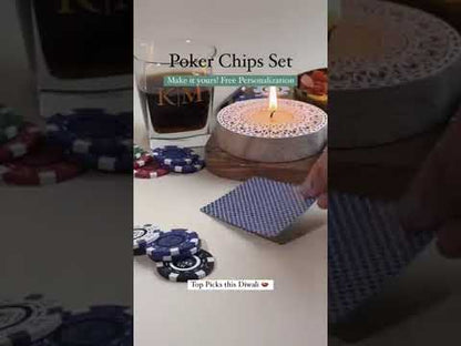 Personalized - All-In Aces Collection - Poker Set | Metal Case