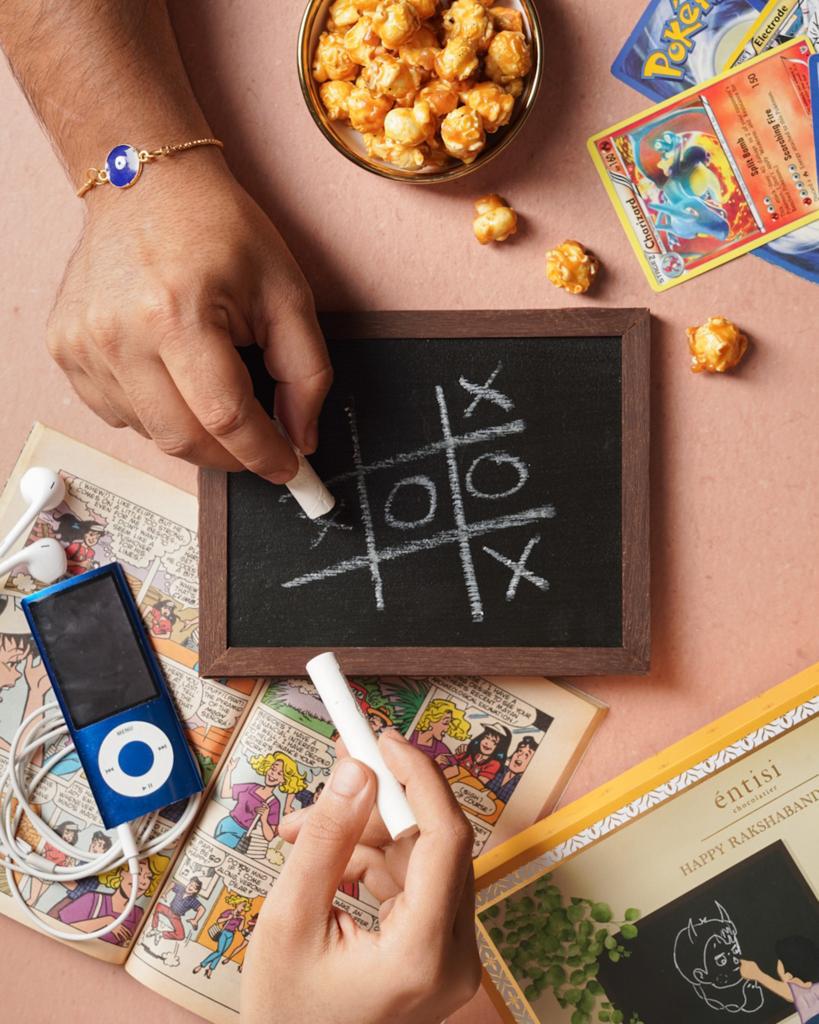 Rakshabandhan Chocolate Slate & Chalk Box Hamper - LemonadeHome