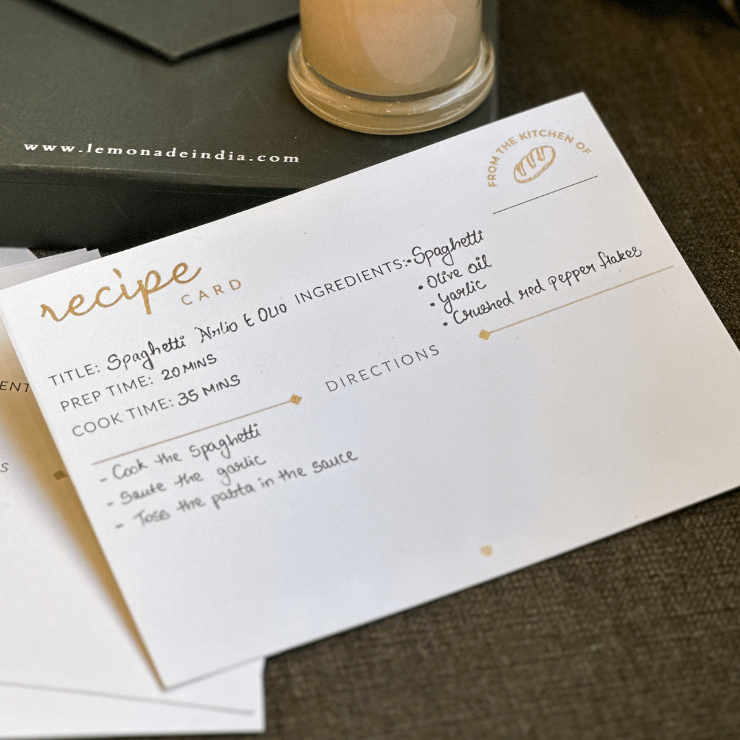 Recipe Cards Refill Pack - Set of 15 - From the Kitchen of - LemonadeHome