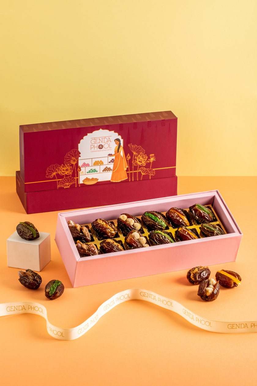 Stuffed Medjool Dates - Box of 12 - LemonadeHome