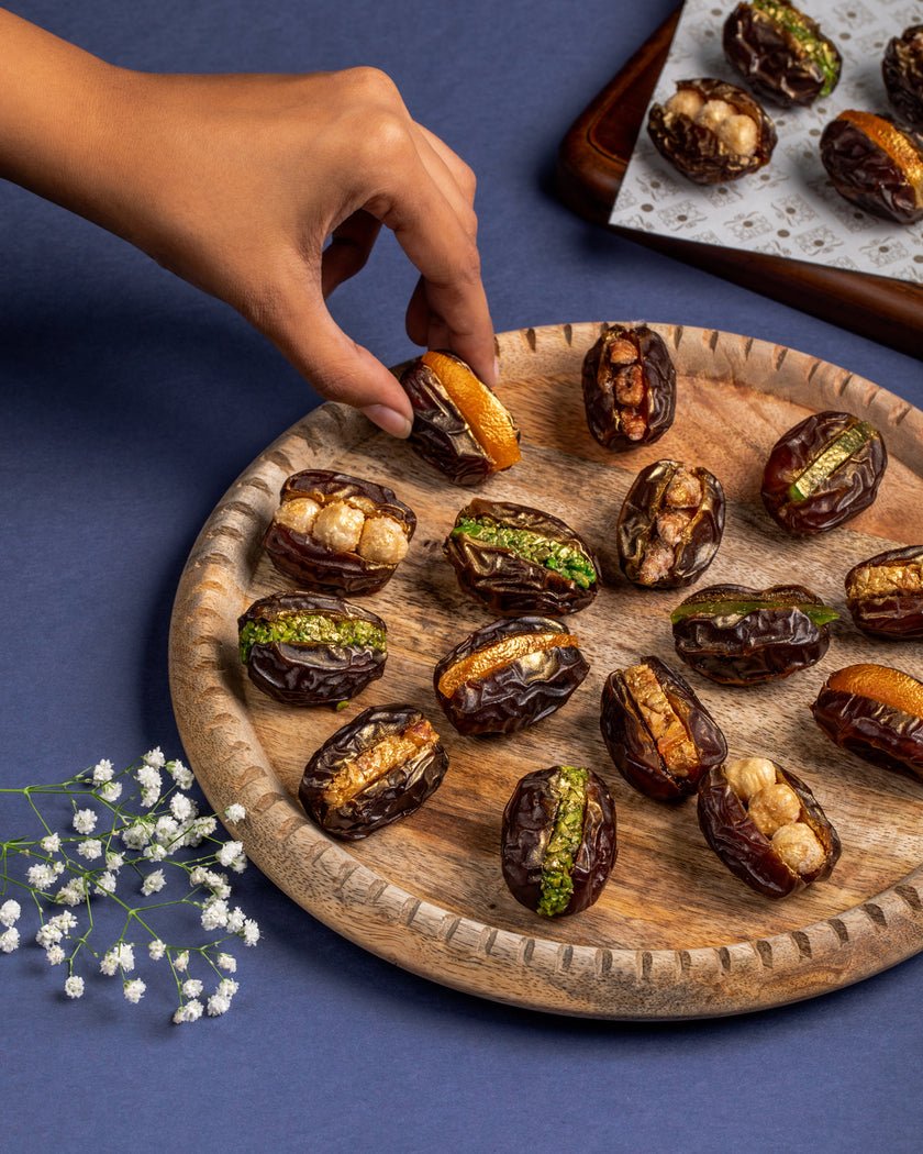 Stuffed Medjool Dates - Box of 12 - LemonadeHome