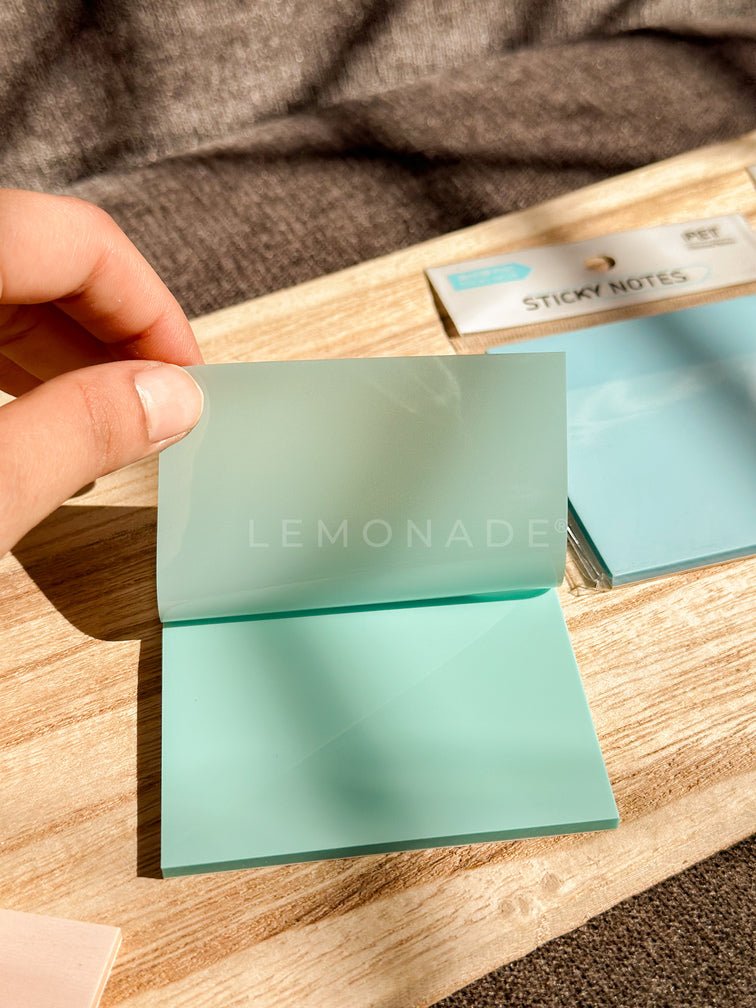 Transparent - Sticky Notes - LemonadeStationery