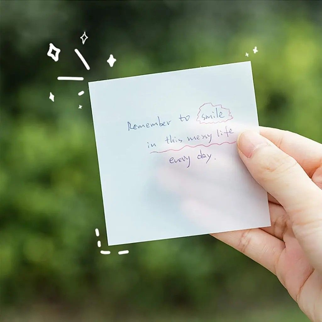 Transparent - Sticky Notes - LemonadeStationery