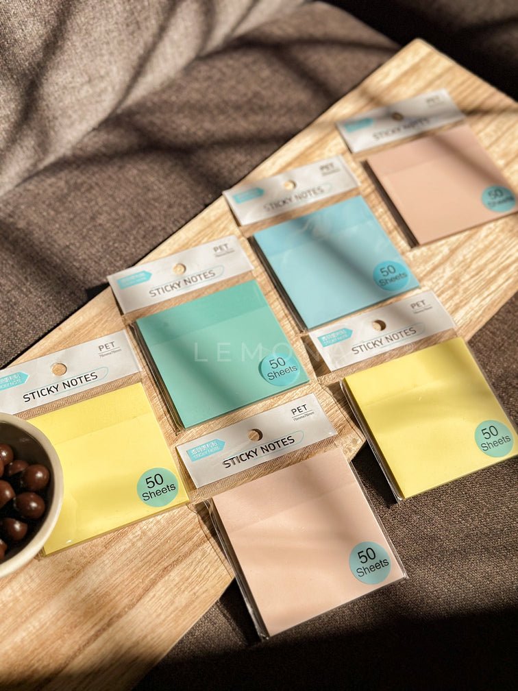 Transparent - Sticky Notes - LemonadeStationery