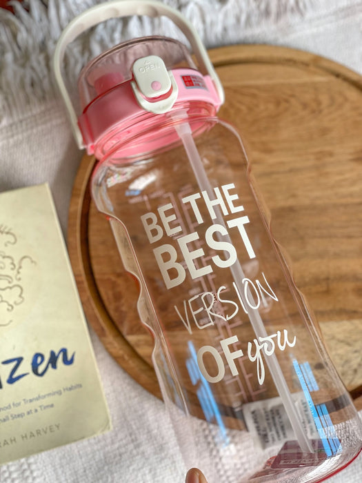 Water Bottle - Be the Best Version of You - LemonadeHome