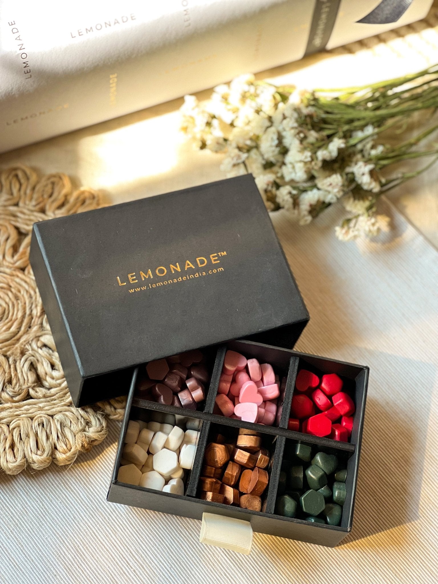 Wax Beads Set - Set of 150 Beads - Assorted - LemonadeCustom Stamps