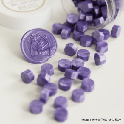 Wax Seal - Refill Pack - Set of 20 Beads - LemonadeCustom Stamps