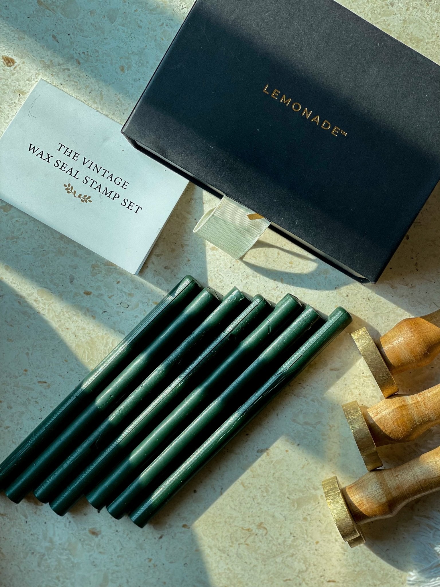 Wax Sticks - Emerald Green - LemonadeCustom Stamps