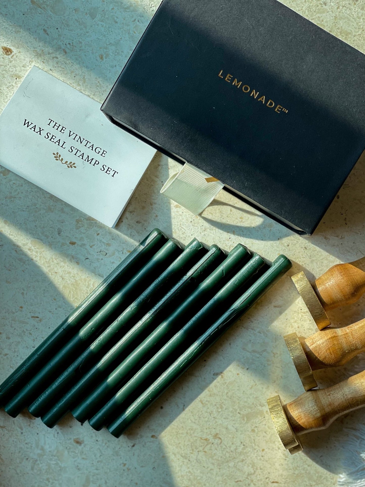 Wax Sticks - Emerald Green - LemonadeCustom Stamps