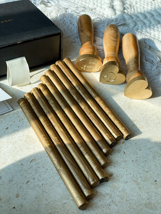 Wax Sticks - Gold - LemonadeCustom Stamps