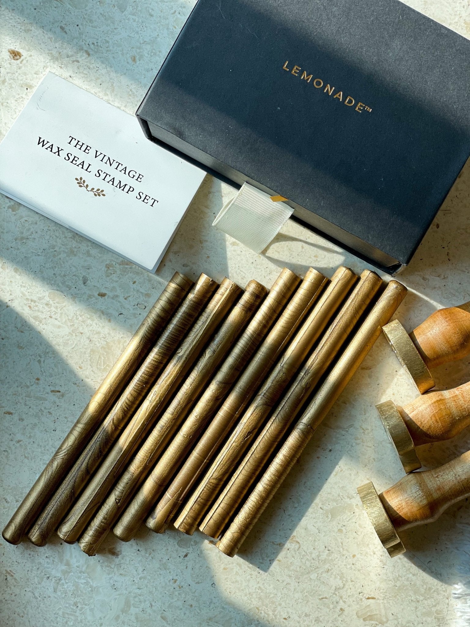 Wax Sticks - Gold - LemonadeCustom Stamps