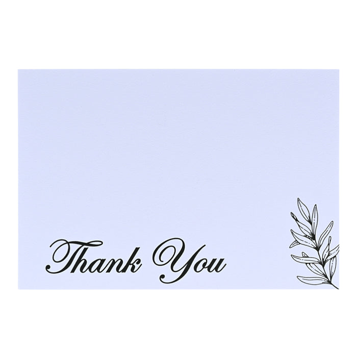 Textured Notecards - Thank you - Pine