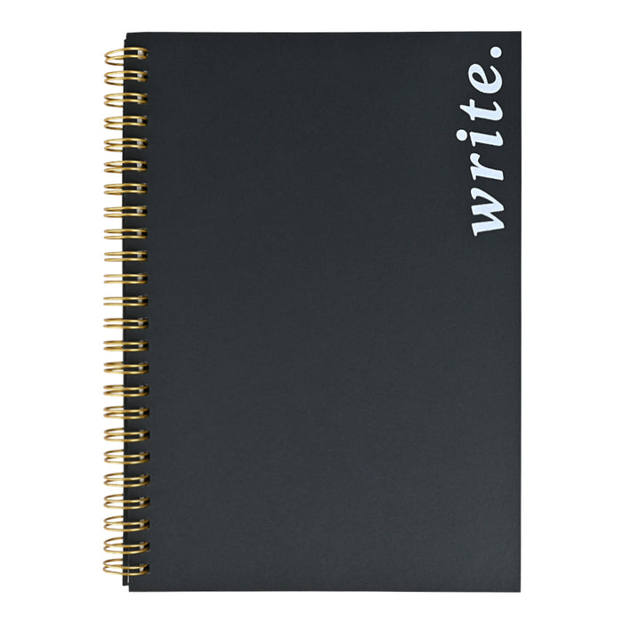 Pre Design - Spiral Notebook Black - Write